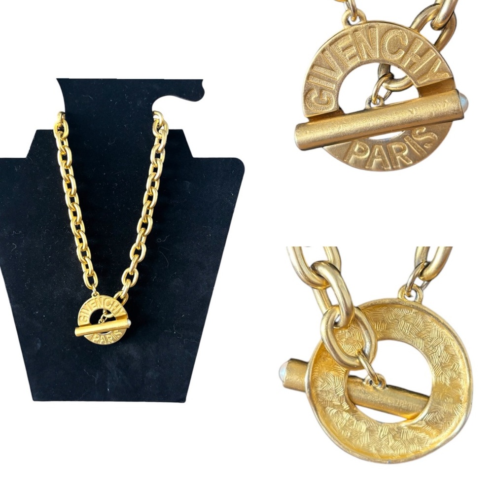 Givenchy 90’s Runway Logo Necklace